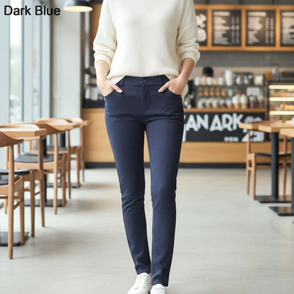 Men’s Premium Slim Fit Stretchable Formal & Casual Pants - Dark blue