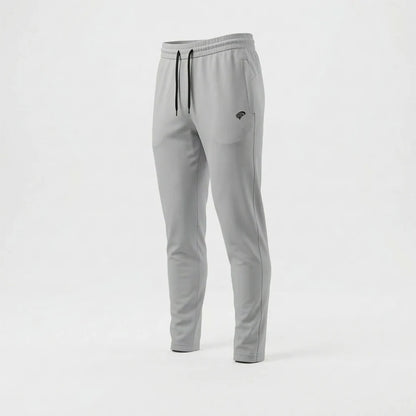 Men’s Premium Sports Track Pants with Side Chain Zip Pocket - Black